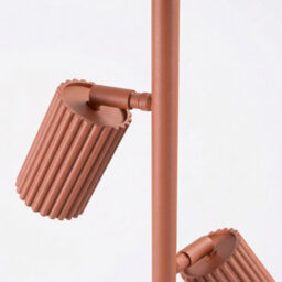 Sollux Lighting Karbon Aluminum Red Ochre 3 Lights Minimalist Floor Lamps - thumbnail 6