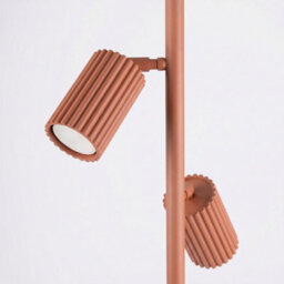 Sollux Lighting Karbon Aluminum Red Ochre 3 Lights Minimalist Floor Lamps - thumbnail 5