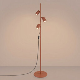 Sollux Lighting Karbon Aluminum Red Ochre 3 Lights Minimalist Floor Lamps - thumbnail 3