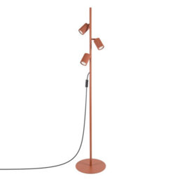 Sollux Lighting Karbon Aluminum Red Ochre 3 Lights Minimalist Floor Lamps - thumbnail 1