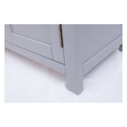Cabinet Bits Mirano Grey 2 Drawer 2 Door Sideboard Brass Knob - thumbnail 7