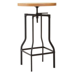 Orsina New Foundry Ash Veneer Bar Table - thumbnail 2