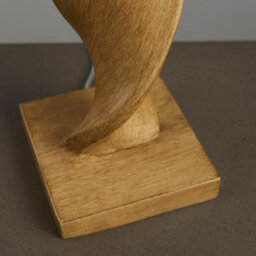 Luminosa Lighting Luminosa Abia Table Lamp Oak Effect Resin, Natural Linen Shade - thumbnail 8