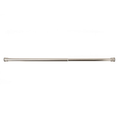 Toolty Telescopic Net Curtain Pole 140-260Cm - No Drill Spring Rod For Kitchen, Bathroom, Bedroom, Living Room - Stainless Steel - image 1