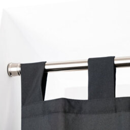 Toolty Telescopic Net Curtain Pole 140-260Cm - No Drill Spring Rod For Kitchen, Bathroom, Bedroom, Living Room - Stainless Steel - thumbnail 7