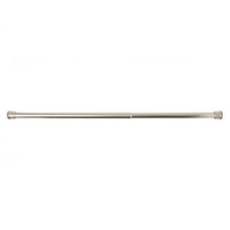Toolty Telescopic Net Curtain Pole 140-260Cm - No Drill Spring Rod For Kitchen, Bathroom, Bedroom, Living Room - Stainless Steel - thumbnail 1