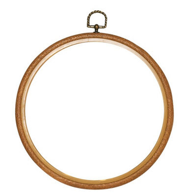 Groves Of Thames Frame 20Cm Brown - Frame: Plastic: 20Cm Diameter: Natural - Vervaco