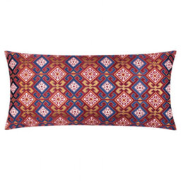 Paoletti Laurel Embroidered Velvet Feather Rich Cushion - thumbnail 1