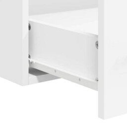 Walplus Bathroom Cabinet With Mirror White Engineered Wood - thumbnail 9