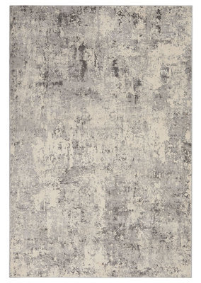 Grey Beige Rug, 10mm Thickness Luxurious Rug, Stain-Resistant Abstract Rug For Living Room, & Dining Room-240Cm X 320Cm - image 1