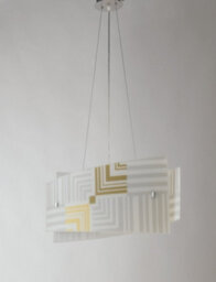 Luminosa Lighting Luminosa Seventy 4 Light Pendant Ceiling Light White 60X20X30Cm - thumbnail 2
