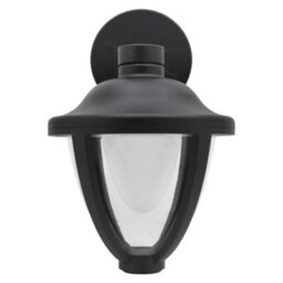 Long Life Lamps Company Modern 12W Black Led Outdoor Wall Light Warm White Zlc357Bww Garden Light - thumbnail 5
