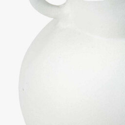 Pacific Lifestyle Modern White Metal Vase With Handles - thumbnail 8