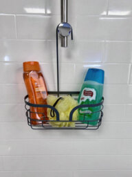 Showerdrape Dante Anthracite Grey Mini Shower Caddy - thumbnail 3