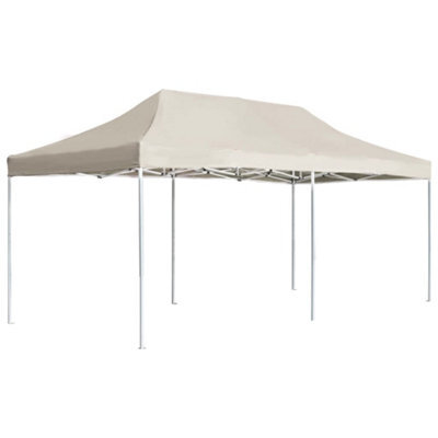 Berkfield Professional Folding Party Tent Aluminium 6X3 M Cream - image 1