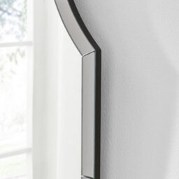 Furniturebox Uk Opaline Grey Ornate Large Arch Wall Mirror - thumbnail 3