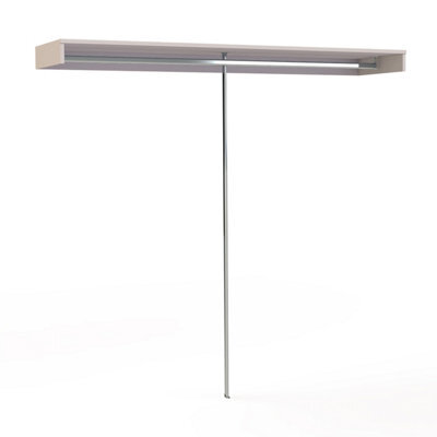 Spacepro Cashmere Large Wardrobe Bedroom Hanging Shelf & Hanging Rail Storage Kit (H)2800mm (L)2400mm (D)500mm - image 1