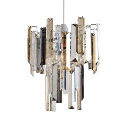 Pagazzi Lighting Pagazzi Onega Pendant Champagne And Smoked Non Electric Light Shade - thumbnail 4