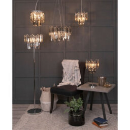 Pagazzi Lighting Pagazzi Onega Pendant Champagne And Smoked Non Electric Light Shade - thumbnail 3
