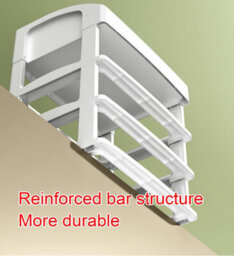 Amorly 4 Tier White Makeup Organizer With Drawers, Pp Plastic Desktop Cosmetic Storage Box, Dustproof Vanity Organizer For Skincare - thumbnail 3