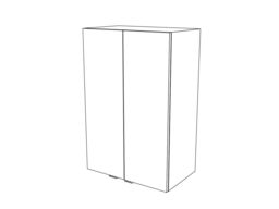 GoodHome Imandra Deep Gloss Grey Bathroom Double Wall Cabinet (H)90Cm (W)60Cm - thumbnail 7