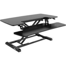 Loops 89Cm Height Adjustable Sit And Stand Desk - Ergonomic Monitor Stand For Home Office - thumbnail 1