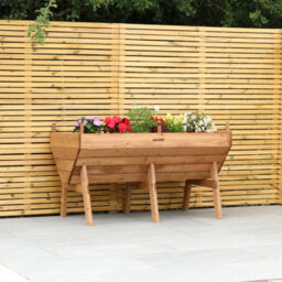 Woodside Raised Wooden Garden Bed Planter, Plants & Vegetable/herb Box - thumbnail 2
