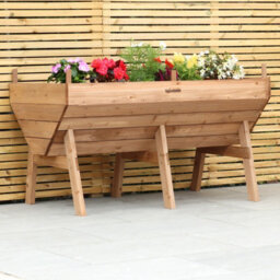 Woodside Raised Wooden Garden Bed Planter, Plants & Vegetable/herb Box