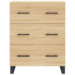 Berkfield Elegant Highboard Sonoma Oak 69.5X34X180 Cm Engineered Wood - thumbnail 8