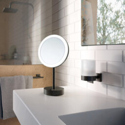 Smedbo Frosted Glass 150Ml Soap Dispenser With Square Wall Mount - thumbnail 2