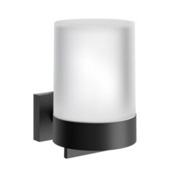 Smedbo Frosted Glass 150Ml Soap Dispenser With Square Wall Mount