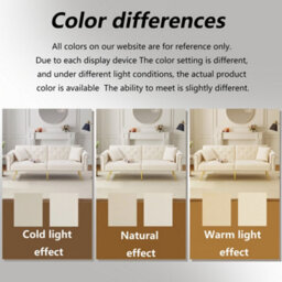 Btm Velvet 2 Seater Sofa Bed With Adjustable Backrest Gold Metal Legs Space Saving Stylish Durable Small Spaces - thumbnail 8