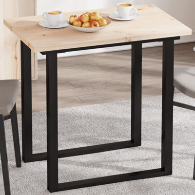 Berkfield Table Top 80X50X2.5 Cm Rectangular Solid Wood Pine - image 1