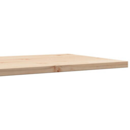 Berkfield Table Top 80X50X2.5 Cm Rectangular Solid Wood Pine - thumbnail 7