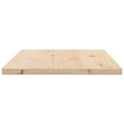 Berkfield Table Top 80X50X2.5 Cm Rectangular Solid Wood Pine - thumbnail 6