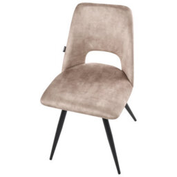 Beliani Set Of 2 Dining Chairs Swivel Hallett Velvet Beige - thumbnail 8