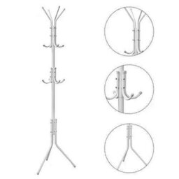 Coat Stand Floor Standing Clothes Rack 12 Hooks Umbrella Holder - thumbnail 5