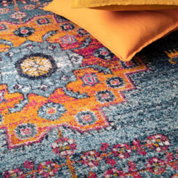 The Rug Edit Blue Multi Traditional Muse Oriental Medallion Rug - thumbnail 3