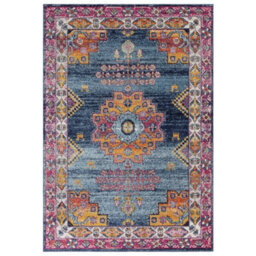 The Rug Edit Blue Multi Traditional Muse Oriental Medallion Rug - thumbnail 2
