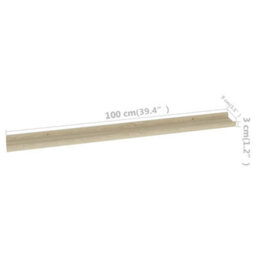Berkfield Wall Shelves 4 Pcs Sonoma Oak 100X9X3 Cm - thumbnail 9