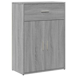 Berkfield Sideboards 2 Pcs Grey Sonoma 60X30X84 Cm Engineered Wood - thumbnail 4