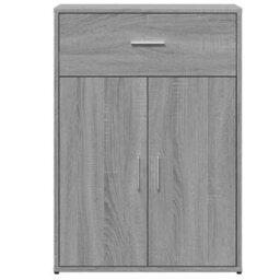 Berkfield Sideboards 2 Pcs Grey Sonoma 60X30X84 Cm Engineered Wood - thumbnail 5