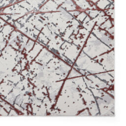 Pink Silver Abstract Modern Easy To Clean Rug For Living Room Bedroom & Dining Room-160Cm X 230Cm - thumbnail 4