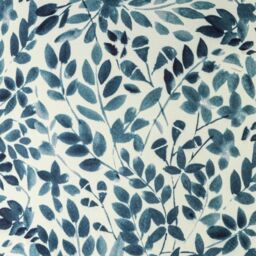 Printed Blue & White Leaves Drum Lamp Shade (D)30Cm - thumbnail 5