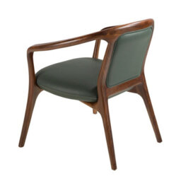 Angel Cerda Dark Green Leatherette  Armchair - thumbnail 7