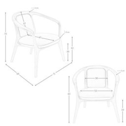 Angel Cerda Dark Green Leatherette  Armchair - thumbnail 8