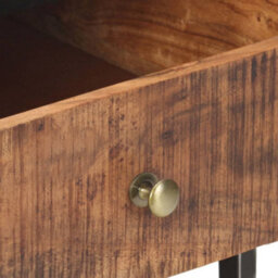 Berkfield Coffee Table 90X50X40 Cm Rough Acacia Wood - thumbnail 5