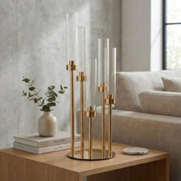 Garden Greatness Maison Tube Glass Candle Holder Centrepiece - thumbnail 2