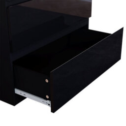 Lassic Vida Designs Glinton 3 Drawer Chest (100% Fsc), Black - thumbnail 8