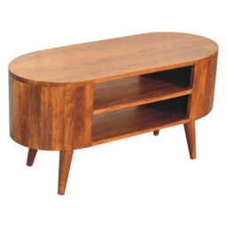 Artisan Furniture Solid Wood Cortez Chestnut Media Unit - thumbnail 6